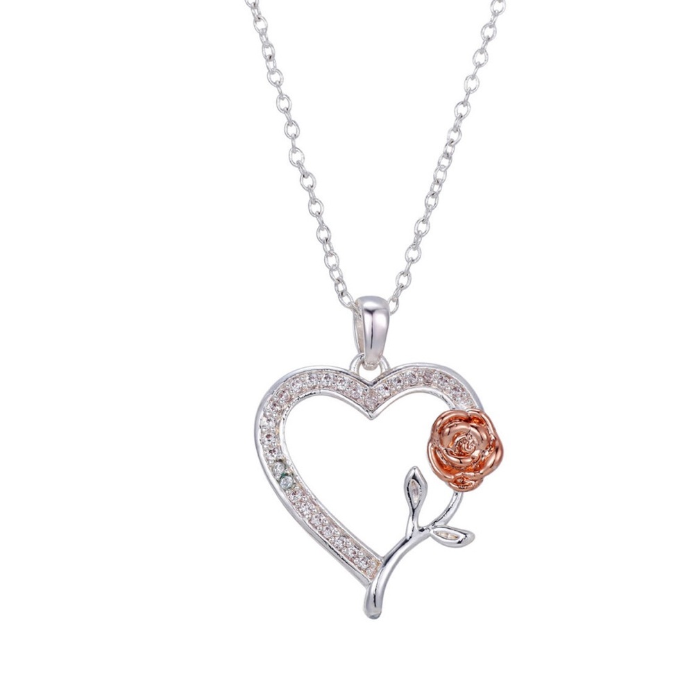 NWT❣️Disney Beauty & The Beast Pendant Neckline